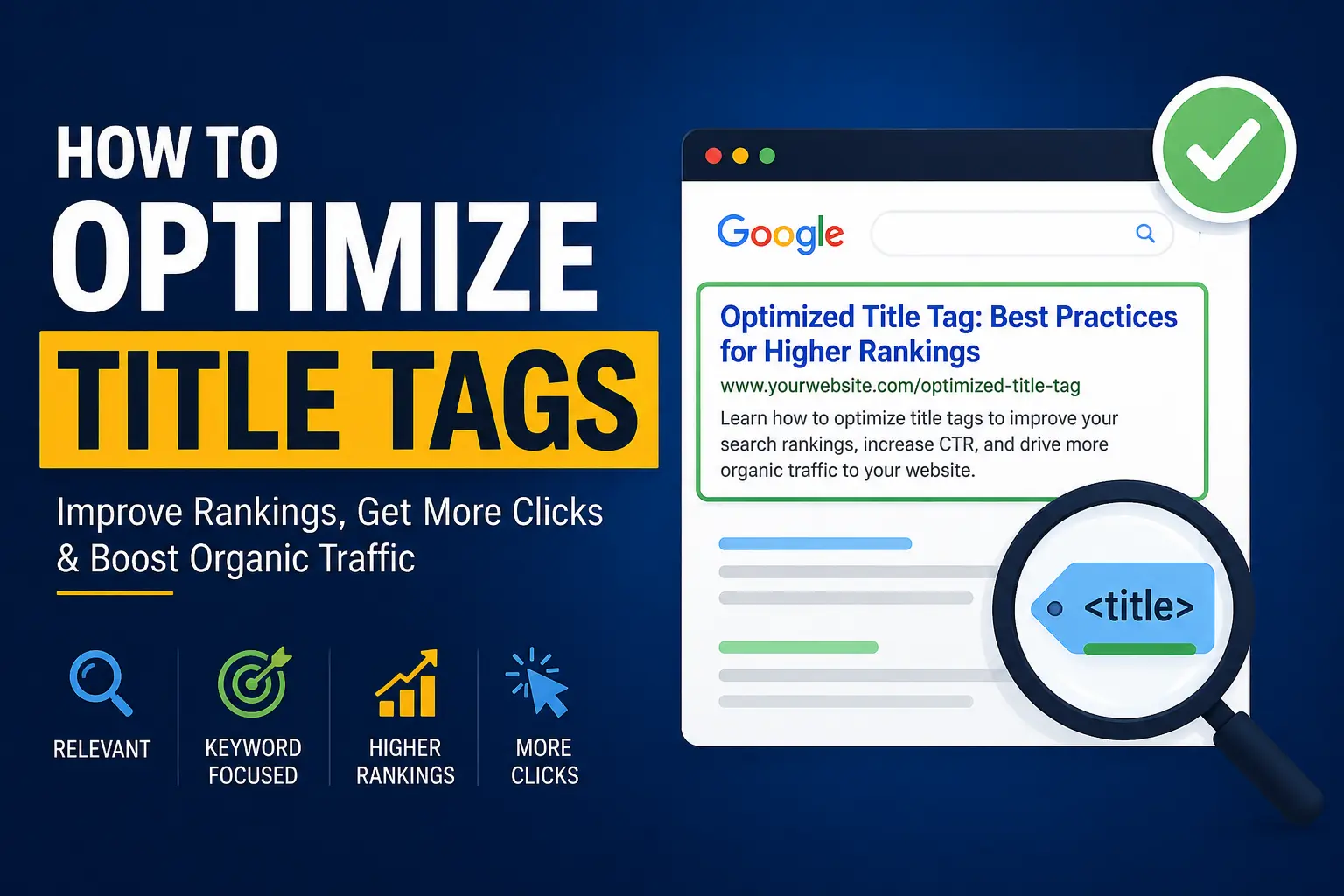 Infographic explaining image SEO best practices including file names, alt text, image titles, compression, and responsive images.